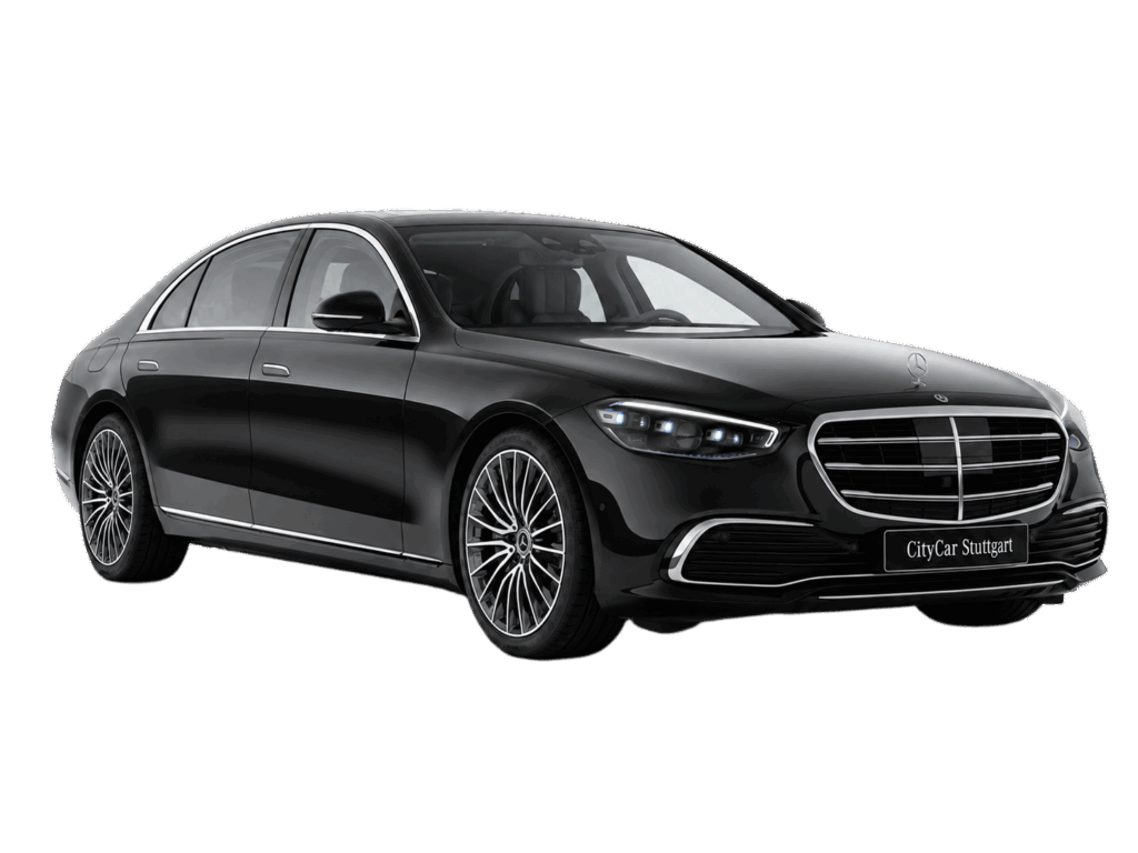 Schwarzer Luxuswagen für Chauffeurservice Stuttgart und Limousinenservice.